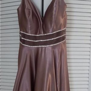 David’s Bridal Bridesmaid Dress Size 17,  Tailored to fit size 8-10